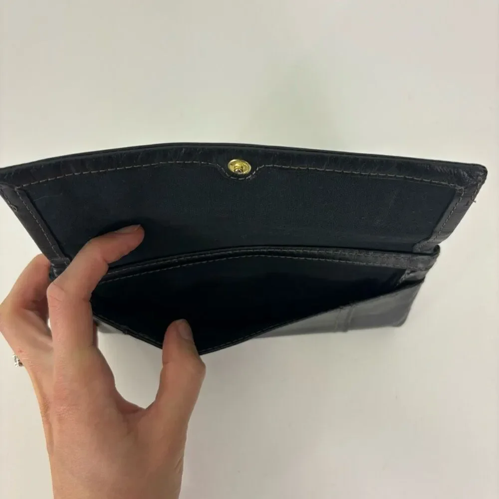 Fossil Black Leather Women's Wallet